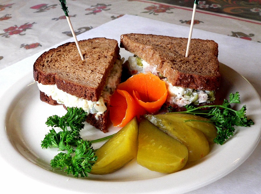 Chicken Sandwich on Rye Chicken Sandwich on Rye picture